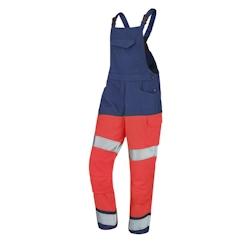 Cepovett - Cotte de travail Fluo Safe XP Rouge / Bleu Marine Taille 3XL - XXXL rouge 3603624977382_0