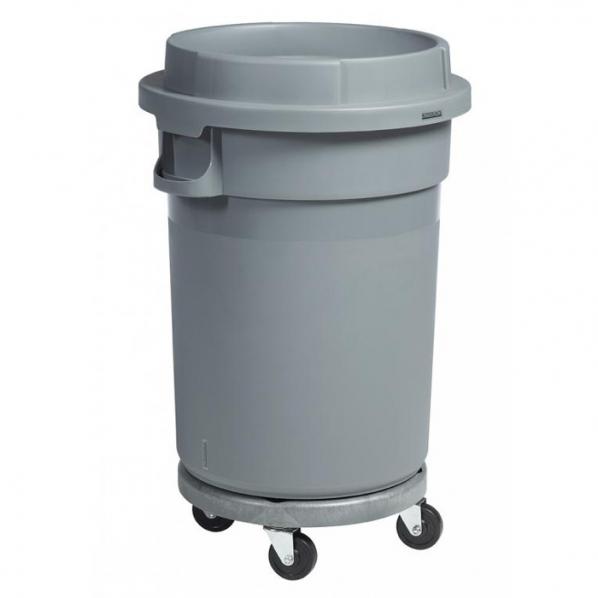 Collecteur rond BARELLA - avec couvercle entonnoir - 80L - idéal pour le secteur industriel_0