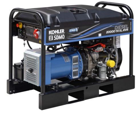 Diesel 20000 ta xl avr export groupe électrogène - kohler - puissance max (kw) 15.20