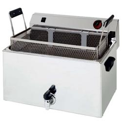 Friteuse electrique 16 litres de table - 530x460x370 mm - 9000 W 400/3V - 4416L61P Eurast - inox 4416L61P_0