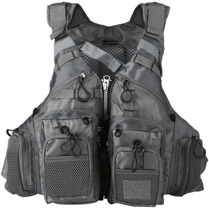 GILET DE SAUVETAGE DE PÊCHE REMBOURRÉ RESPIRANT POUR L'EXTÉRIEUR VESTE DE SÉCURITÉ SUPÉRIEURE DE 209 LB PORTANT LA NATATION GILET DE VOILE GILET