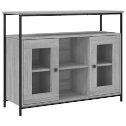 Helloshop26 - Buffet bahut commode armoire meuble de rangement organisateur cuisine salle de séjour salon sonoma 100 x 35 x 80 cm 02_0036251 - 300021_0