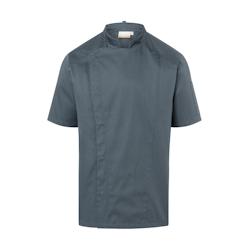 KARLOWSKY Veste de cuisine homme, manches courtes, anthracite , 48 - 48 gris 4040857029225_0