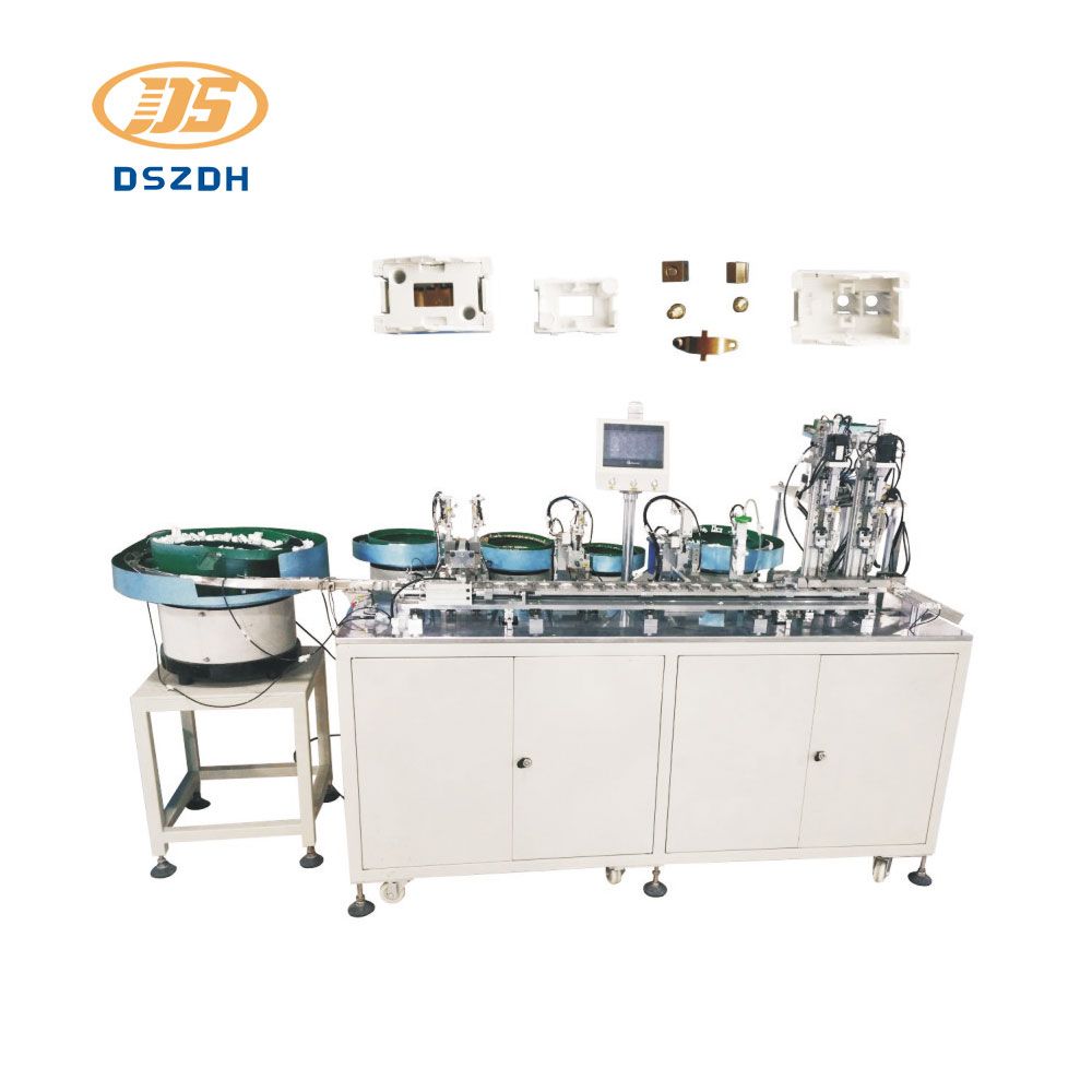 Ligne d'assemblage automatique Desheng - machine d'assemblage de commutateurs type pakistanais_0