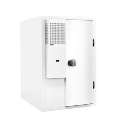 MERCATUS Chambre froide positive 3.5 m³ - double parois, serrure à clé, fermeture automatique - acier blanc 10802301-0F3_0