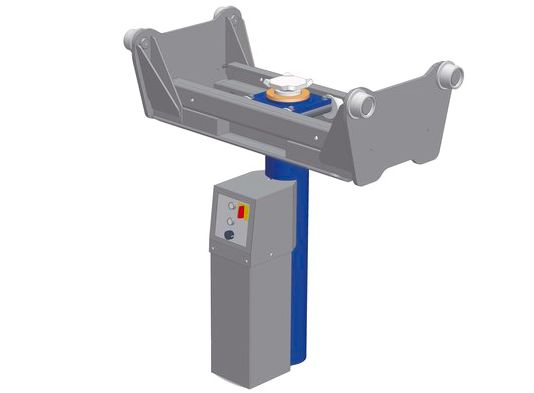 Vérin de fosse suspendu MGH-E 11.0/75 - Maha - capacité de levage 11 000 kg avec rail guidé et châssis P_0