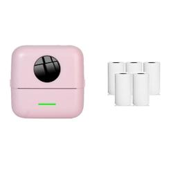 Mini Imprimante Bluetooth Thermique Avec Papier Blanc Pour Impression Clarté Rose YONIS - rose 3615616968841_0