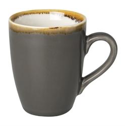 Mug gris - 340 ml - Lot de 6 - Olympia Kiln - marron porcelaine HC394_0
