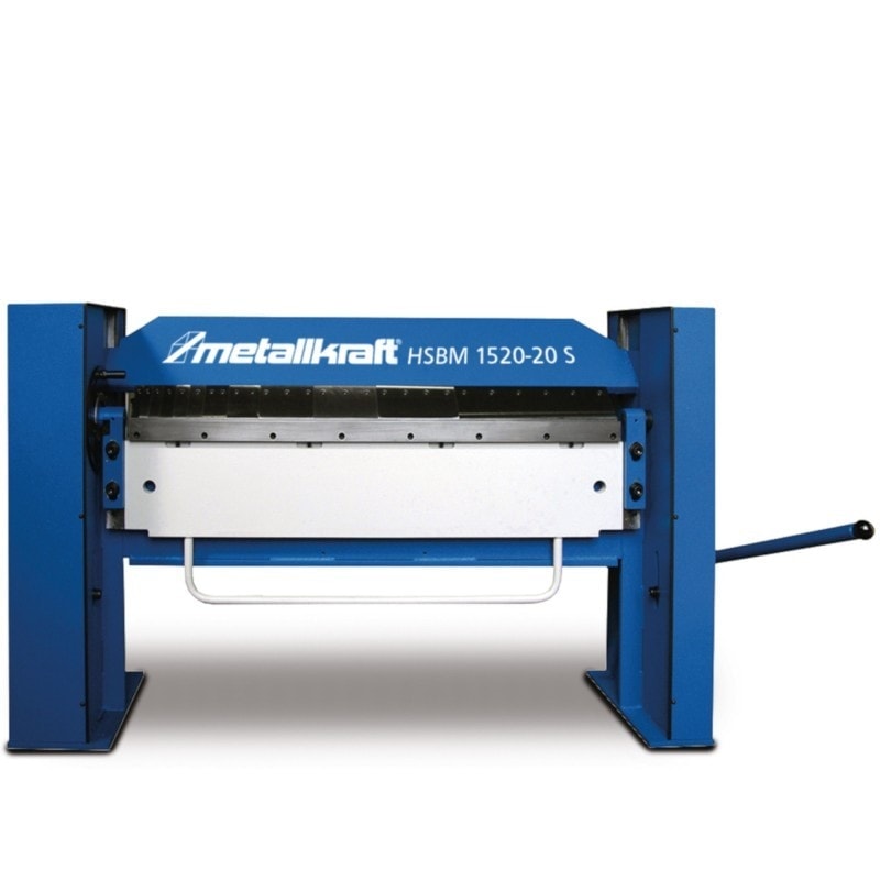 Plieuse manuelle type lourd Metallkraft HSBM 1520-20 - Usage professionnel - Largeur max 1520 mm - Épaisseur max 2 mm_0