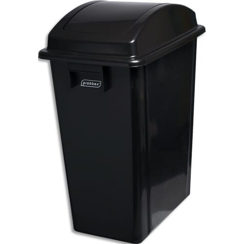 Probbax conteneurs polyvalents pour les endroits étroits, capacité de 40l, couleur noir_0