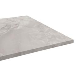Restootab Plateau 120x70 decor marbre perla - blanc Bois manufacturé PL-12070M-MB.PERL_0