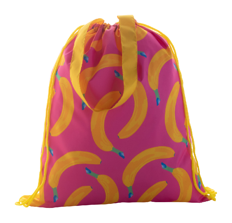 Sac piscine personnalisé - sur mesure avec cordes colorées et longues anses - polyester 190T - impression sublimation totale_0