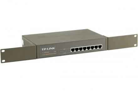 Switch réseau Ethernet TP-Link - 8 ports Gigabit rackable - IEEE 802.3 - Garantie 3 ans_0