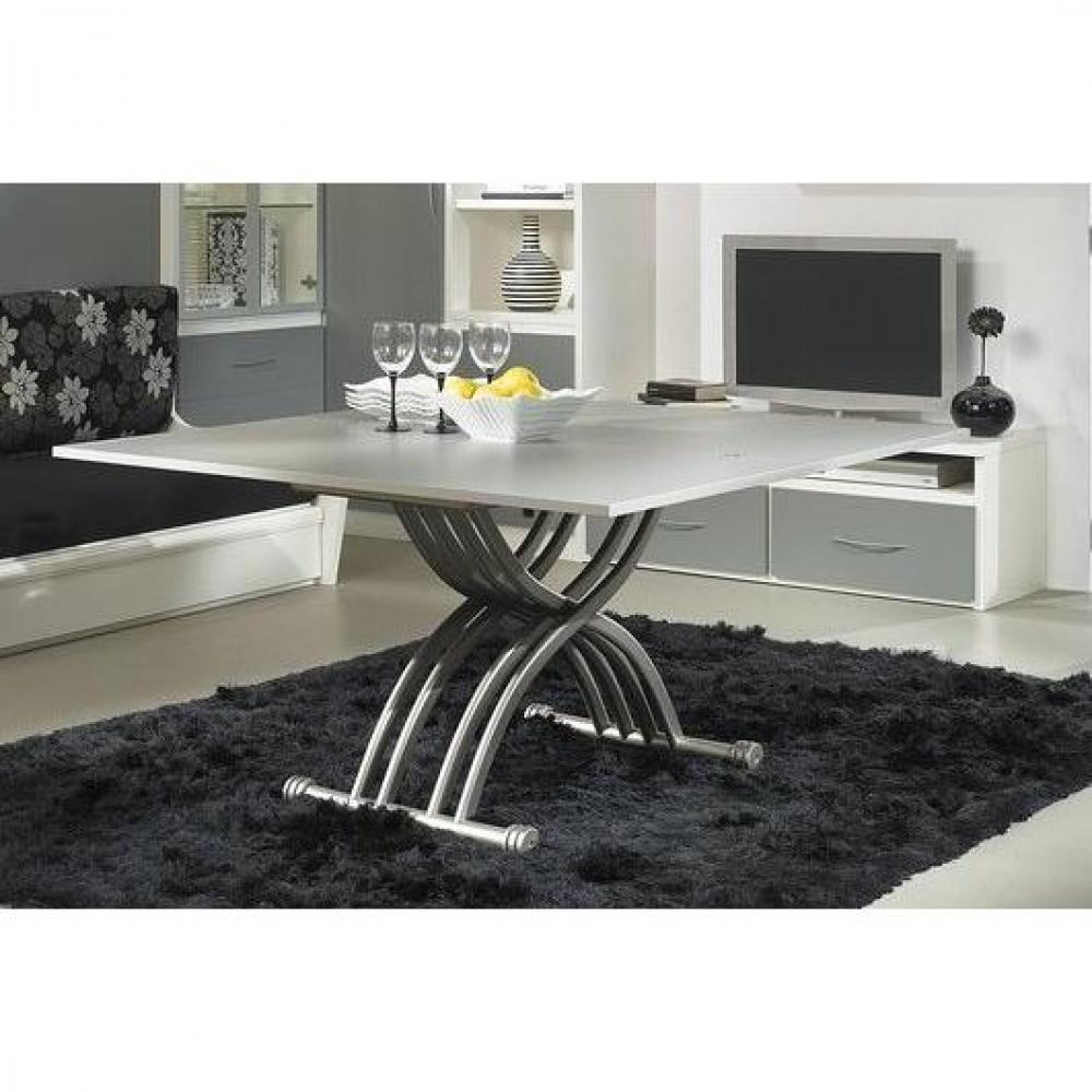 TABLE BASSE RELEVABLE ET EXTENSIBLE JACQUELIN. 16 COLORIS.