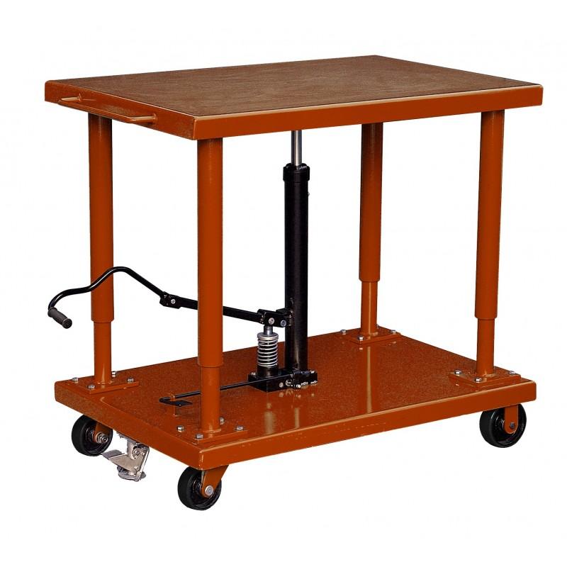 Table élévatrice à vérin central - MD6059B - 2700 kg - plateau 815x1220 mm_0