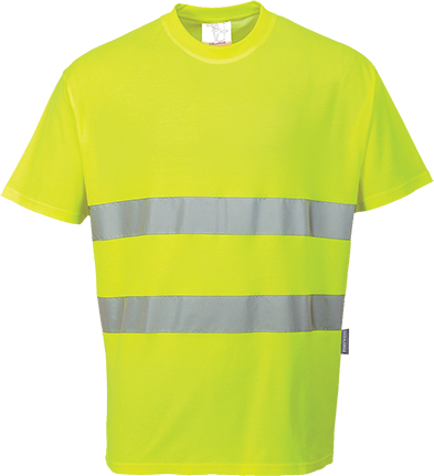 Tee-shirt confort coton jaune s172, 3xl_0