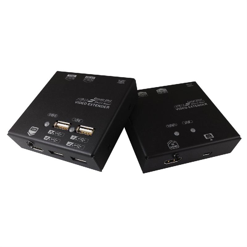 VALUE Prolongateur KVM via Cat.5e/6, HDMI, 4x USB, 60 m_0