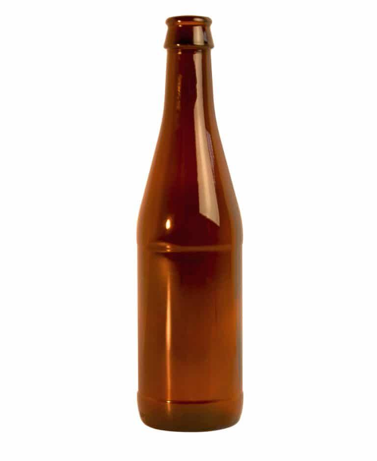Bouteille en verre Vichy - 330ml - couleur ambre - diamètre 60,8 mm - hauteur 227 mm_0