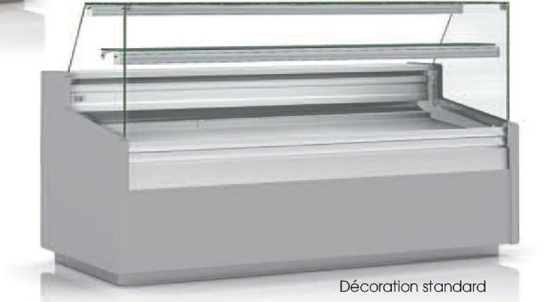 Vitrine horizontale positive -1/+5 °c toutes restaurations avec vitre droite et 1 étagère - 1055x960x1232 mm - VE-9-10-RC-TF_0