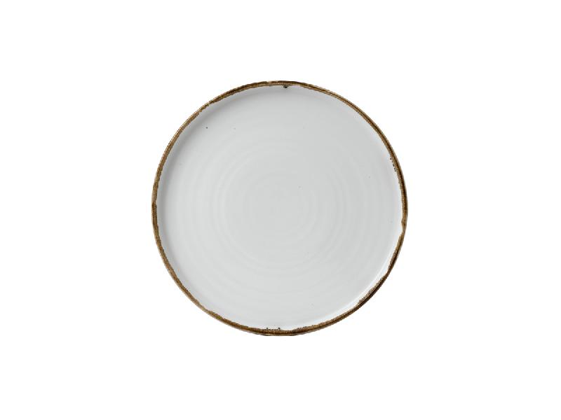 ASSIETTE PLATE ROND BLANC PORCELAINE Ø 26 CM HARVEST DUDSON