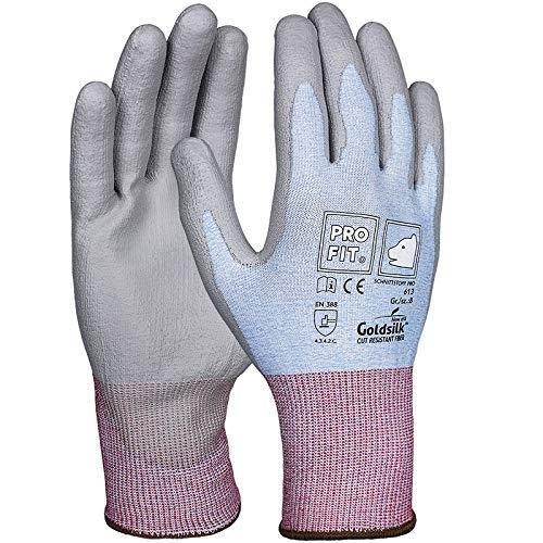 Pro Fit - Lot de 10 paires de gants de protection Pro Soft en polyuréthane - Niveau de coupure 3C - Catégorie II EN 388_0