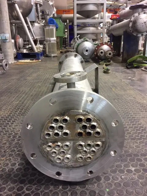 Échangeur tubulaire d'occasion aguilar et chambres 2,5 m2 inox_0