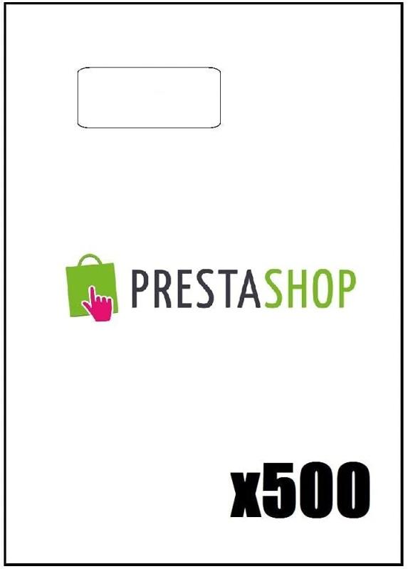AVERY 500 étiquettes d'expédition avec reçu Stick'n Go Prestashop, blanches, format 77 x 27 mm (500 feuilles A4 / cdt) - 5014702024115_0