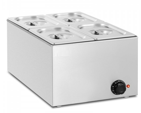 Bain-marie professionnel - 4 bacs gn 1/4_0