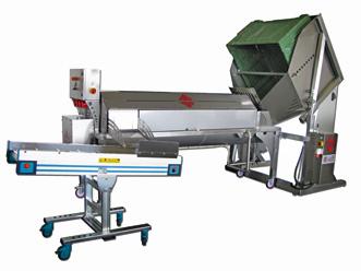 Basculeur - laveuse industrielle alimentaire - tri des fruits - capacité 3000 à 6000 kg/heure - NK_0