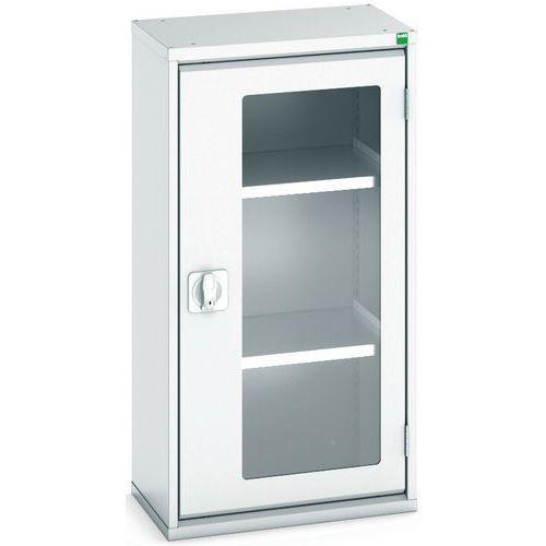 BOTT 1 ARMOIRE VERSO PORTES TRANSPARENTES AVEC 2 TABLETTES 525X350X1000_BOTT