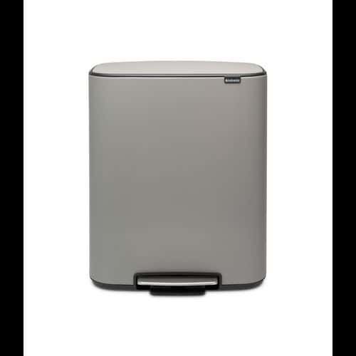 BRABANTIA 1 BO POUBELLE À PÉDALE 2 X 30 L, BRABANTIA