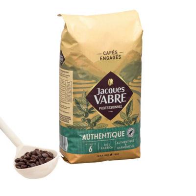 Café en grains Jacques Vabre Authentique 100% arabica 1 kg_0