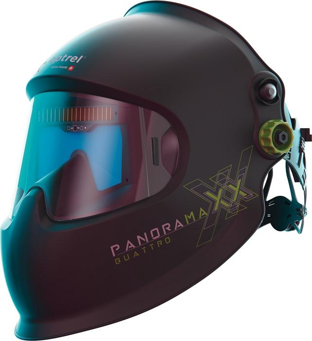 Cagoule de protection pour soudeur - Optrel Panoramaxx Quattro avec IsoFit® headgear et re-charge, 180 x 120 mm_0