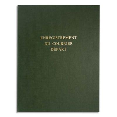 CAHIER POUR ENREGISTREMENT DU COURRIER DEPART - 24X32 CM - 160 PAGES