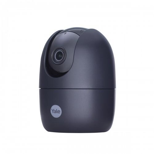 CAMÉRA WI-FI INTÉRIEURE - AVEC SIRÈNE - PANORAMIQUE ET INCLINAISON YALE