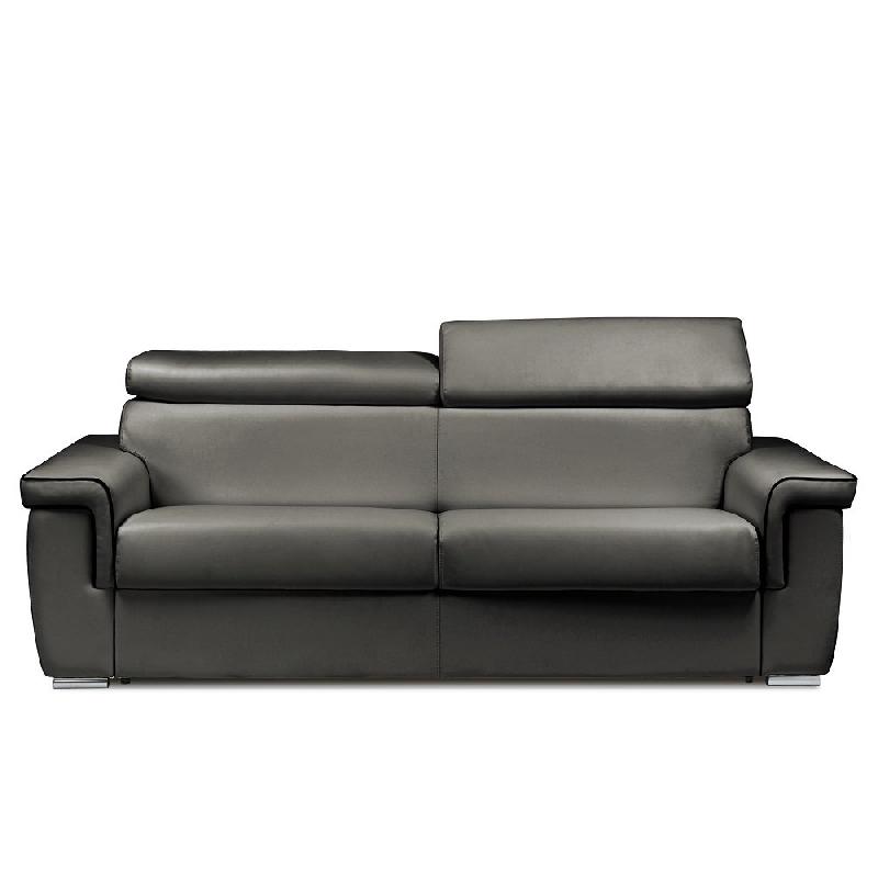 Canapé convertible express Marais 160 cm - Matelas 16 cm - Gris anthracite - Fabrication artisanale italienne_0