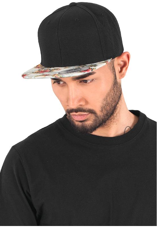 Casquette floral snapback - Réf: FL6089F - FLEXFIT - 80% acrylique, 20% laine_0