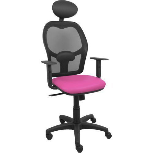 CHAISE DE BUREAU ALOCEN SIMILICUIR B10 - ROSE FLUO - PIQUERAS Y CRESPO