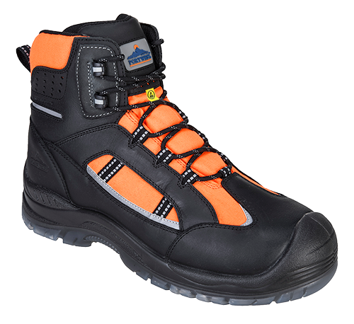 Chaussure montante portwest compositelite retroglo hi-vis s3 wr esd orange fc59, 39_0