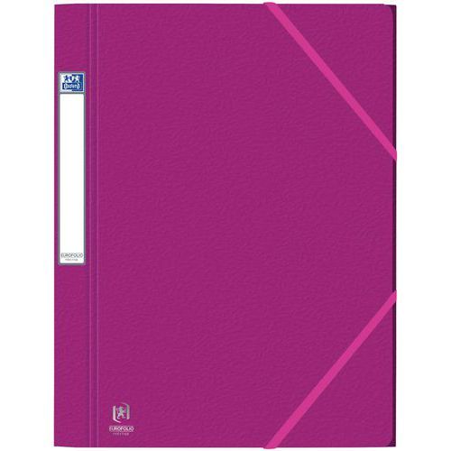 CHEMISE ELASTIQUE 3RAB. OXFORD EUROFOLIO+ PRESTIGE A4 PRUNE