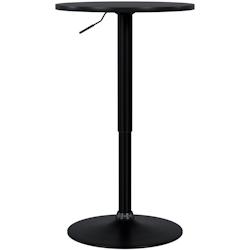 CLP Table haut Xanten Noir / Noir/Ø 52 cm - noir Bois manufacturé 326964_0