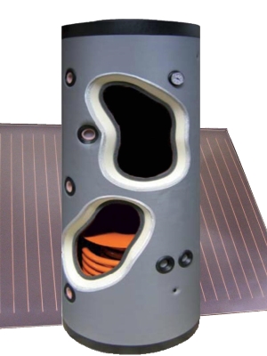 CombiSolar - Système solaire thermique combiné - Volume d'hydro-accumulation de 1.000 à 1.500 litres - Surface de capteurs de 10 à 15 m²_0