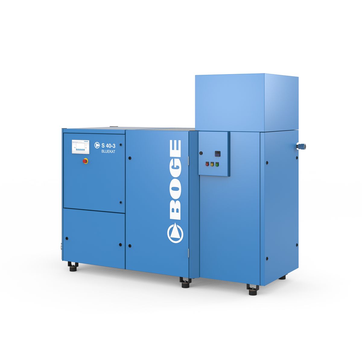 Compresseur à vis série bluekat S - BOGE France SARL - S 40-3 Bluekat / S 60-3 Bluekat - Puissance moteur 30 à 45 kW - Air comprimé sans huile classe 0_0