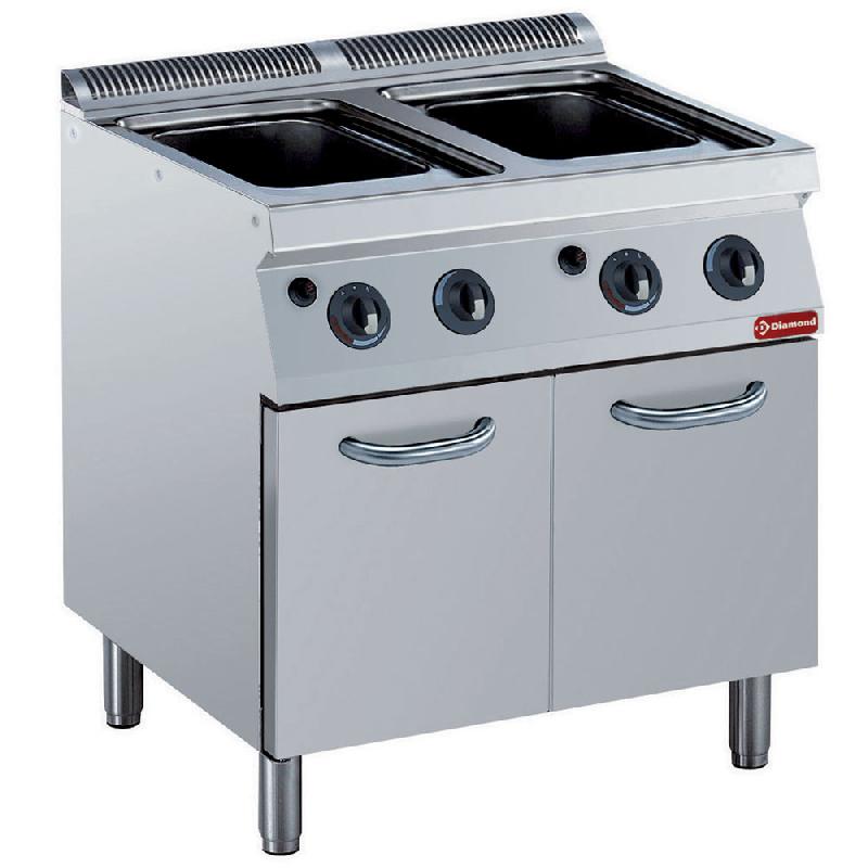 Cuiseur a pates gaz 2 x 24,5 litres sans armoire sans panier - PG17/CPA8-N_0