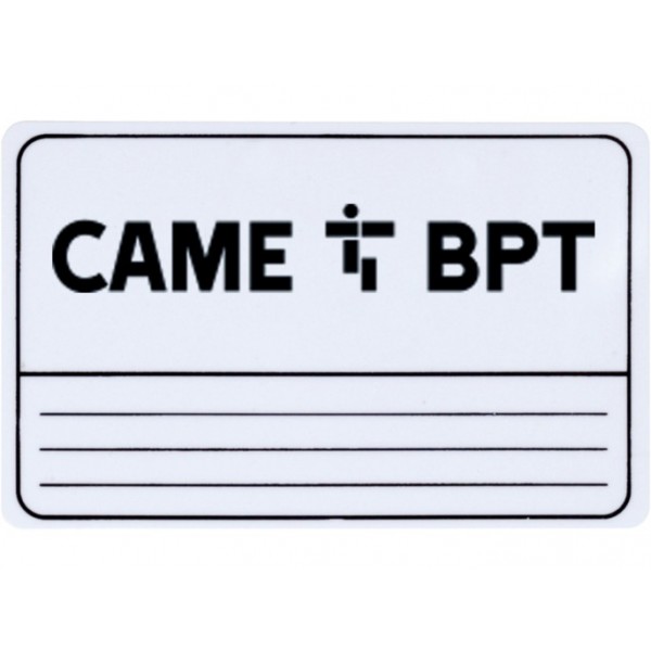 DBAD-LOT DE 10 CARTES DE PROXIMITÉ CAME 61800460