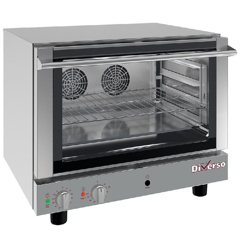 Diamond - Four électrique à convection, 4x 600x400 mm + humidificateur manuel - réf. WR-B64U-3C - gris AKS-WR-B64U-3C_0
