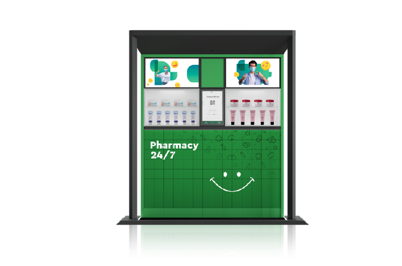 Distributeurs automatiques intelligents de produits pharmaceutiques et de soins de santé essentiels_0