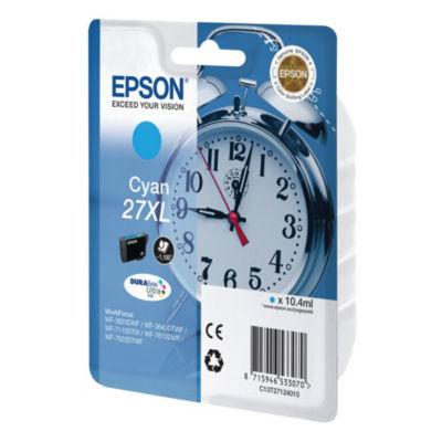 Epson 27XL 'Réveil' Cartouche d'encre originale grande capacité DURABrite Ultra (C13T27124012) - Cyan_0