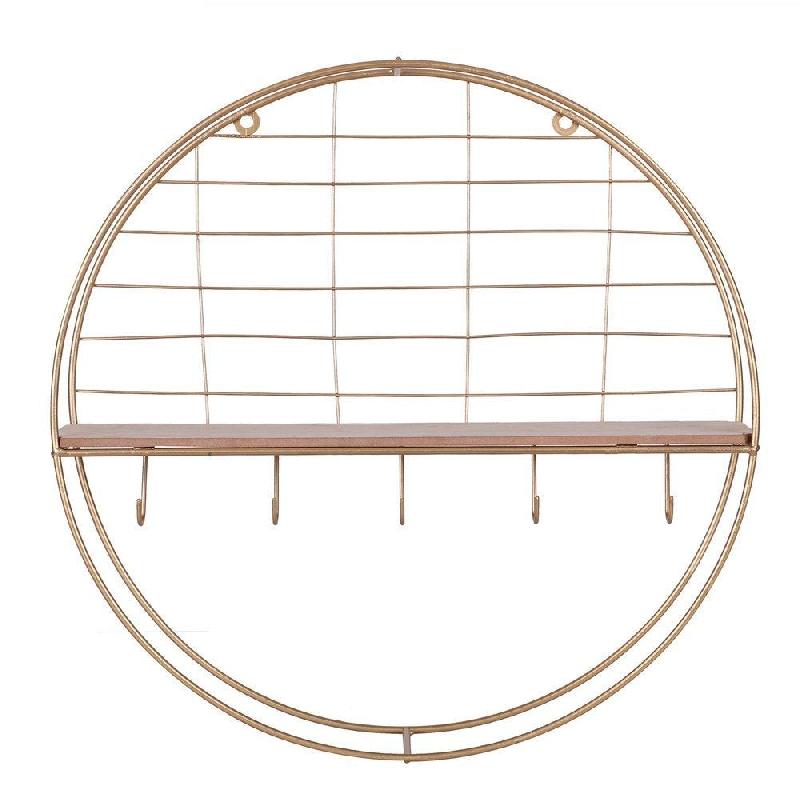 Etagere présentoir à bijoux métal or_0