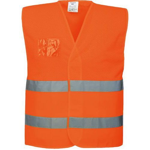 GILET HAUTE-VISIBILITÉ SEMI-MAILLE C494 ORANGE 4XL - PORTWEST